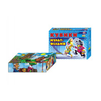 Навчальні кубики ТехноК "Мультфільми" арт 0144