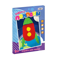 Набор для детского творчества Strateg "Весёлые помпоны Ракета" (рус) (1011)