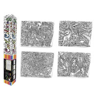 Набір для дитячої творчості Strateg «Розмальовка MAXI: Cool coloring для дітей віком 8+» (укр) (1110)