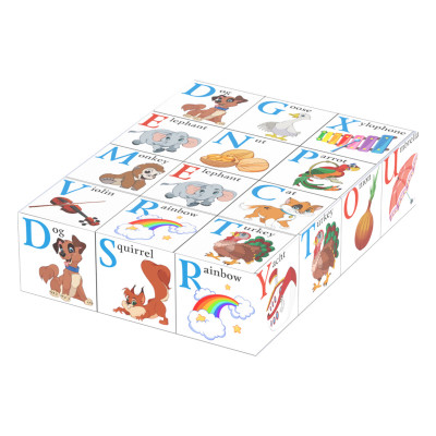 Навчальні кубики ТехноК "Англійська абетка" арт 1325 Навчальні кубики ТехноК "Англійська абетка" арт 1325