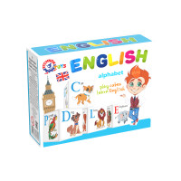 Навчальні кубики ТехноК "Англійська абетка" арт 1325