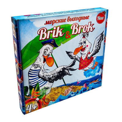 Настольная игра Strateg "Морские выходные Brik and Brok" (30202)