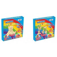 Набір для дитячої творчості Strateg "Набір еко-розмальовок LUX: ведмежа та друзі" (3039)