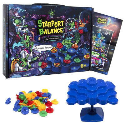 Настільна гра Strateg "Старпорт Баланс" (30409) Настільна гра Strateg "Старпорт Баланс" (30409)