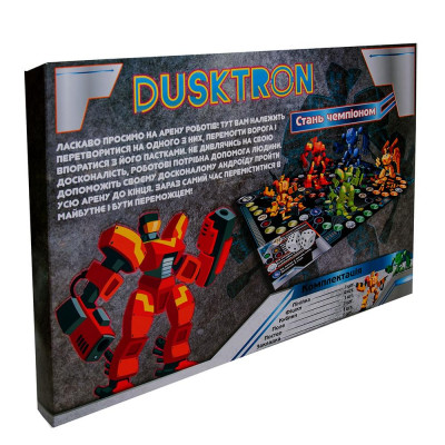 Настільна гра Strateg "Dusktron" (укр) (30468) Настільна гра Strateg "Dusktron" (укр) (30468)