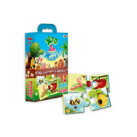 Пазли Strateg "Хто де живе?" (укр) (30700)