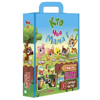 Пазлы Strateg "Кто чья мама?" (рус) (30703)