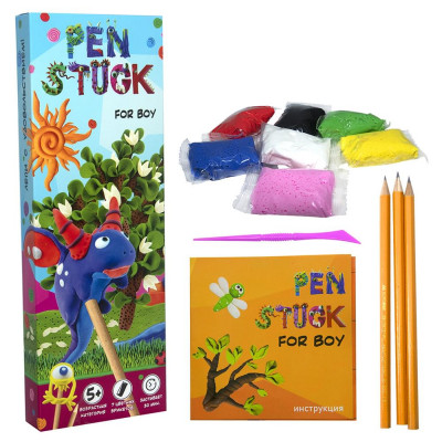 Набор для творчества Strateg "Pen Stuck for boy" (рус) (30710)