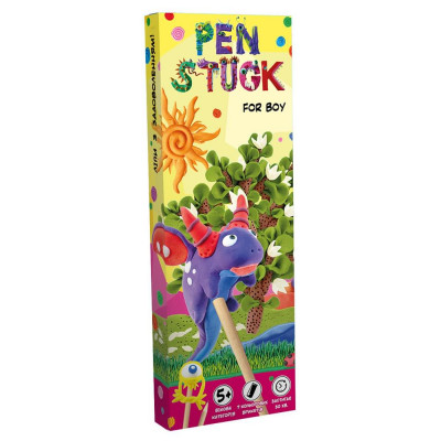 Набор для творчества Strateg "Pen Stuck for boy" (укр) (30762)