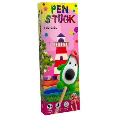 Набор для творчества Strateg "Pen Stuck for girl" (укр) (30763)