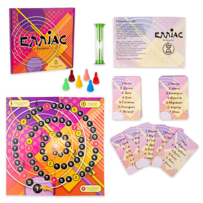 Настільна гра Strateg Елліас розважальна українською мовою (30777) Настільна гра Strateg Елліас розважальна українською мовою (30777)