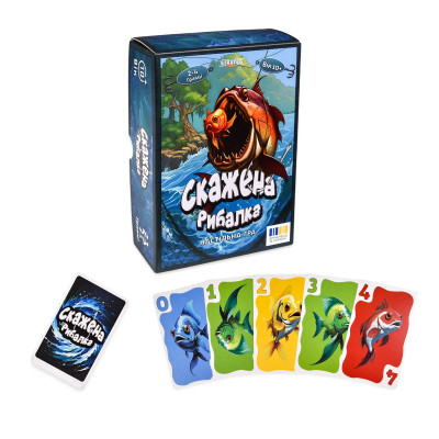 Настольная игра Strateg Бешеная рыбалка на украинском языке (30845)