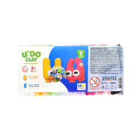 Набор для творчества "U'DO Clay 8 шт." брикет 10 г Strateg (30891)