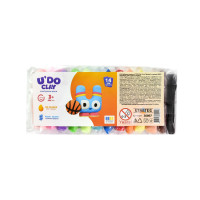 Набор для творчества "U'DO Clay 14 шт." брикет 6 г Strateg (30897)