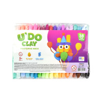 Набір для творчості "U'DO Clay 38 шт." брикет 6 г Strateg (30900)