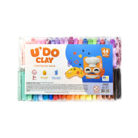 Набір для творчості "U'DO Clay 44 шт." брикет 6 г Strateg (30901)