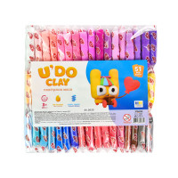 Набор для творчества "U'DO Clay 51 шт." брикет 6 г Strateg (30921)