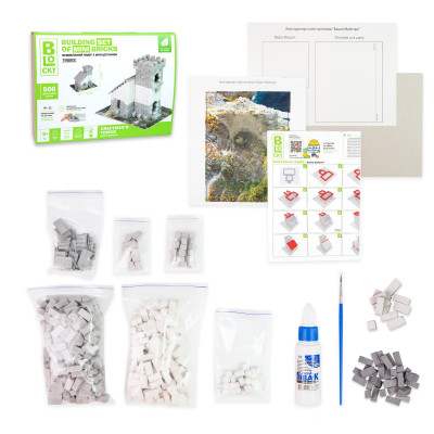 Будівельний набір для творчості з міні-цеглинок BLOCKY Башта Майстра Strateg (31008) Будівельний набір для творчості з міні-цеглинок BLOCKY Башта Майстра Strateg (31008)