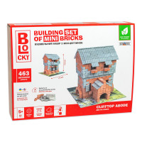 Будівельний набір для творчості з міні-цеглинок BLOCKY Дім на Скелі Strateg (31017)