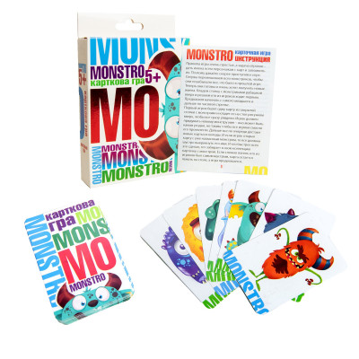 Настільна гра Strateg Monstro українською мовою (32068) Настільна гра Strateg Monstro українською мовою (32068)