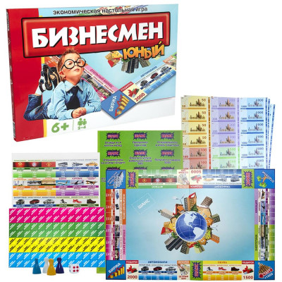 Настольная игра Strateg "Юный бизнесмен" (рус) (331)