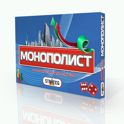 Настільна гра Strateg "Монополіст" (рус) (348)