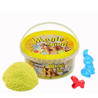 Кінетичний пісок Strateg "Magic sand" (жовтого кольору) (350 г) (370-6)