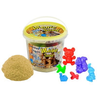 Кинетический песок Strateg "Magic sand" (светится в темноте/классический) (1 кг) (372-7)