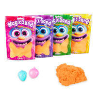 Кінетичний пісок Strateg Magic sand в пакеті 39401-7 помаранчевий, 0,200 кг