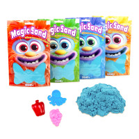 Кінетичний пісок Strateg Magic sand в пакеті 39402-3 блакитний, 0,350 кг
