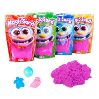 Кінетичний пісок Strateg Magic sand в пакеті 39402-4 фіолетовий, 0,350 кг
