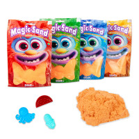 Кінетичний пісок Strateg Magic sand в пакеті 39402-7 помаранчевий, 0,350 кг