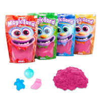 Кінетичний пісок Strateg Magic sand в пакеті 39402-8 рожевий, 0,350 кг