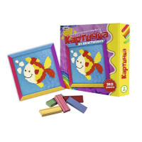 Набор для детского творчества Strateg "Картинка из пластилина Рыбка" (рус) (4007)