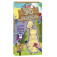 Набір для дитячої творчості Strateg "Еко розмальовка: жаба" (5004)