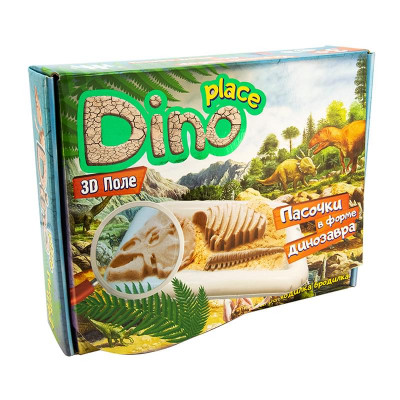 Набір для дитячої творчості Strateg "Dino place" (рус) (51202)