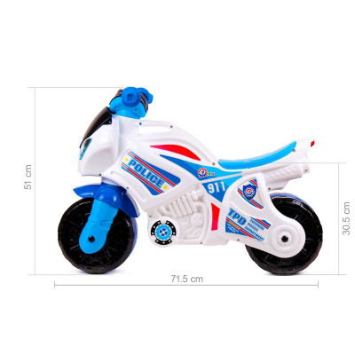 Детский транспорт ТехноК Мотоцикл - Белый арт.5125