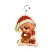 Плюшевый брелок "Новогодний Тедди" Strateg (60753)