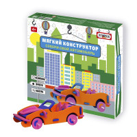 Набір для дитячої творчості Strateg "М'який конструктор Автомобіль кабріолет" (рус) (6100)