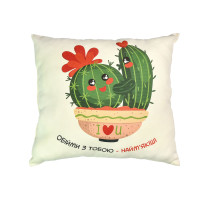 Подушка микровелюр Strateg "Объятия с тобой" размер 35*40 см (61004)