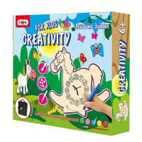 Набор для детского творчества Strateg "Часы из фанеры: лоша Зуммі" (6109)