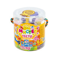 Набір тесту для ліплення Strateg "Містер тісто" (у блістері/з блискітками/12 кольорів) (71101)