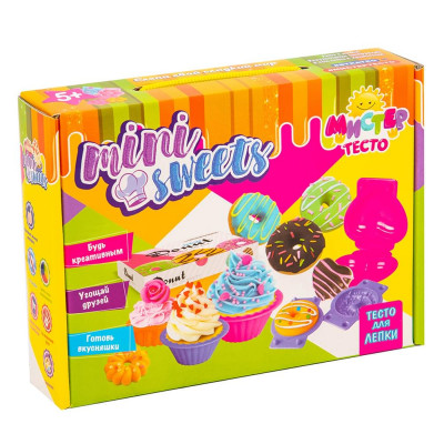 Набор для детского творчества Strateg "Мистер тесто: Mini Sweets" (23 элем) (71203)