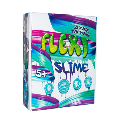 Тягучий слайм Strateg "Flexi slime 125 гр" (укр) (71833)