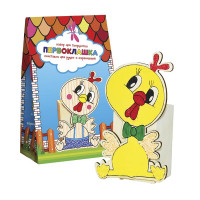 Набір для дитячої творчості Strateg "Підставка для ручок та олівців: курча" (8003)