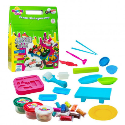 Набір для дитячої творчості Strateg "Містер тісто: Sushi bar" (26 елем) (71207) Набір для дитячої творчості Strateg "Містер тісто: Sushi bar" (26 елем) (71207)