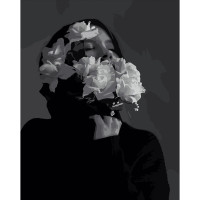 Картина за номерами Strateg ПРЕМІУМ Запах квітів розміром 40х50 см (DY104)