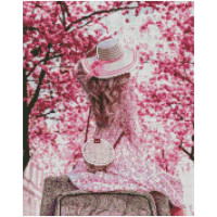 Алмазная мозаика Розовый настроение 40х50 см FA0033