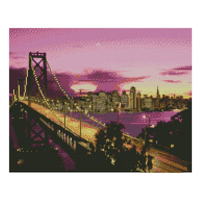Алмазная мозаика Манхеттенский мост 40х50 см FA10016