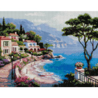 Алмазная мозаика Летнее побережья 40х50 см FA40199